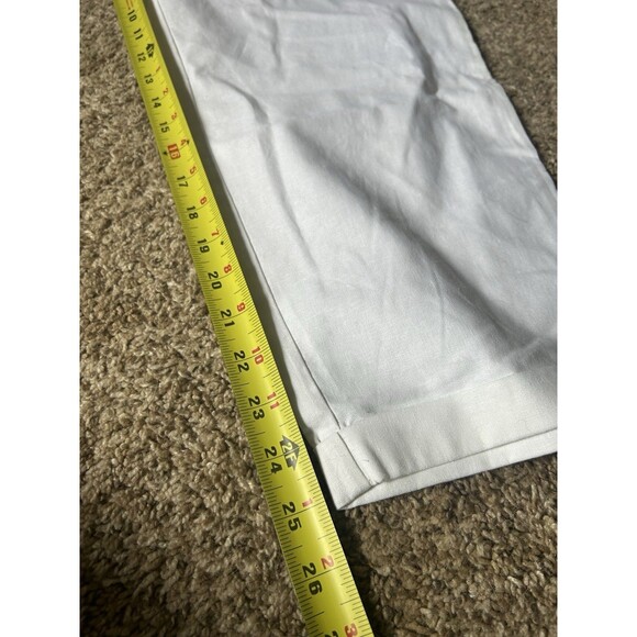 J. Crew Factory Linen-Cotton Blend Drawstring Pants Sz 14 AW839 NWT Coastal - Picture 6 of 9